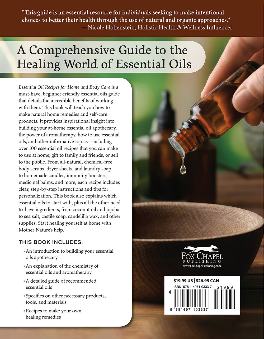 Essential Oil Recipes for Home and Body Care - Fox Chapel Publishing Co.
