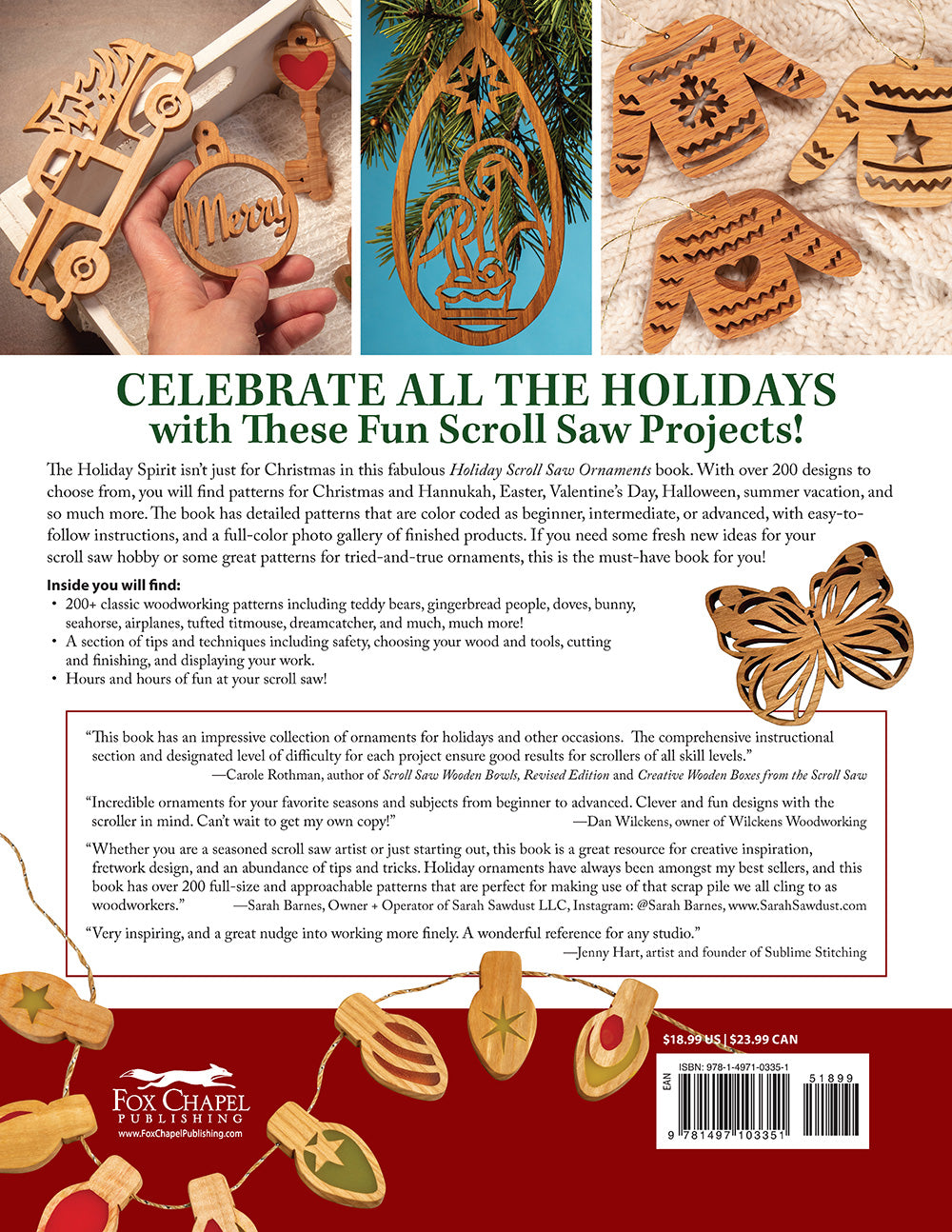 Holiday Scroll Saw Ornaments - Fox Chapel Publishing Co.