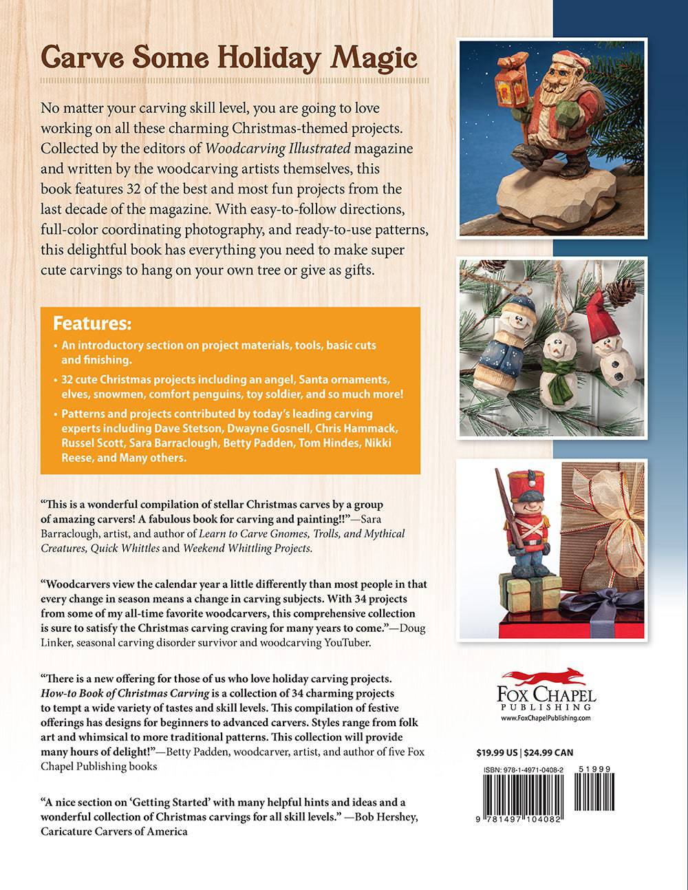 How-To Book of Christmas Carving - Fox Chapel Publishing Co.