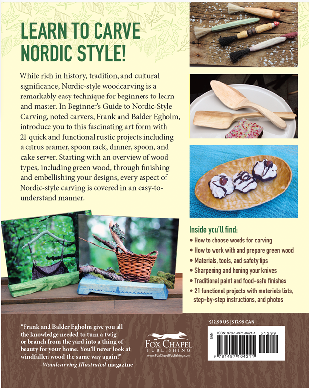 Beginner's Guide to Nordic-Style Carving - Fox Chapel Publishing Co.