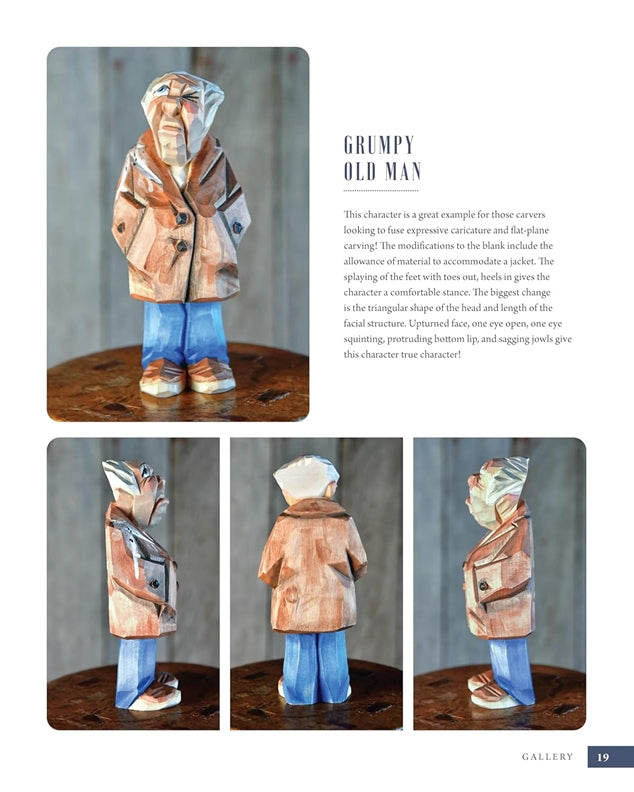 Learn to Whittle Fascinating People in Wood
