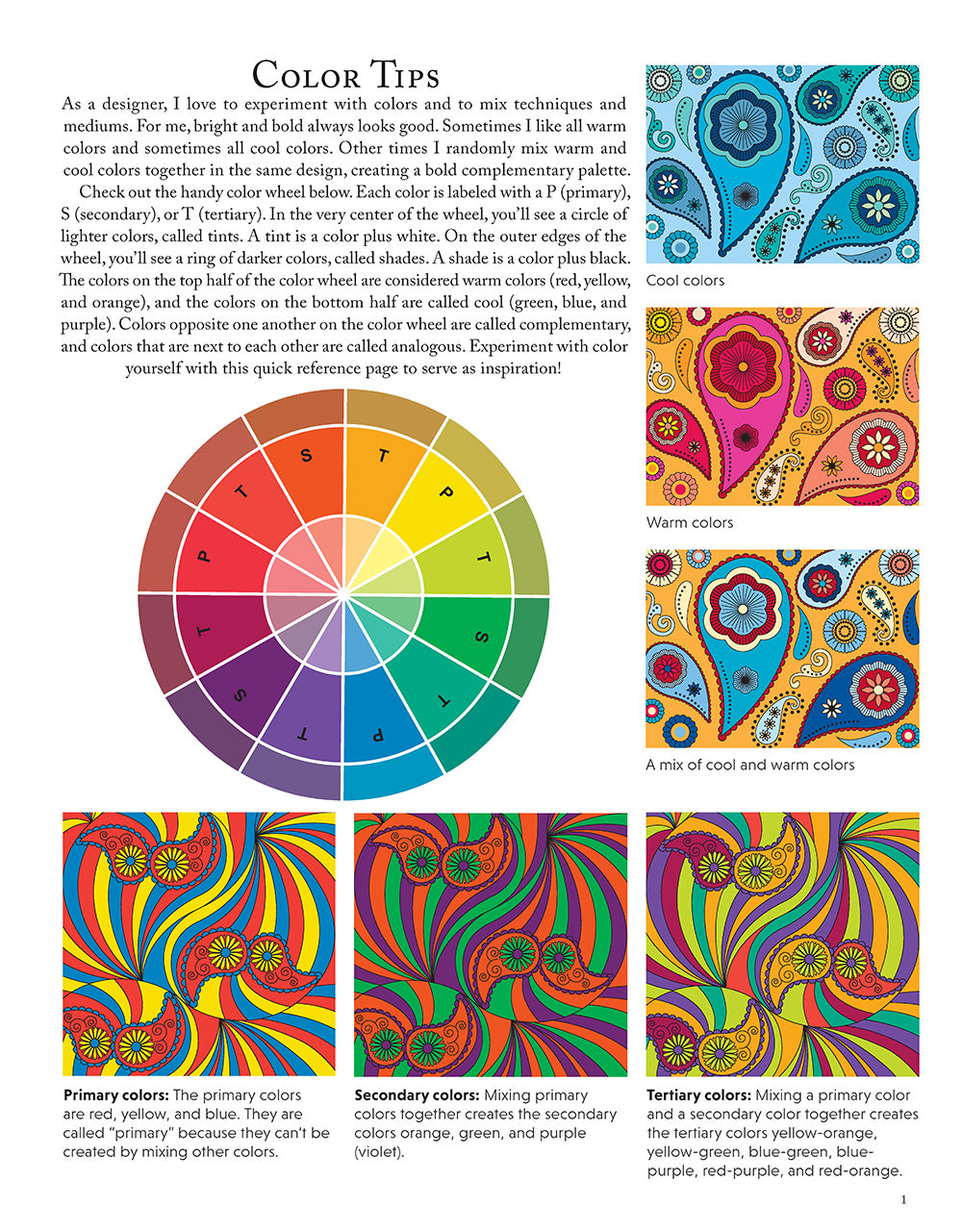 Boho Paisley Coloring Book - Fox Chapel Publishing Co.