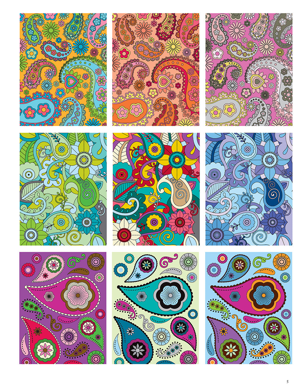 Boho Paisley Coloring Book - Fox Chapel Publishing Co.