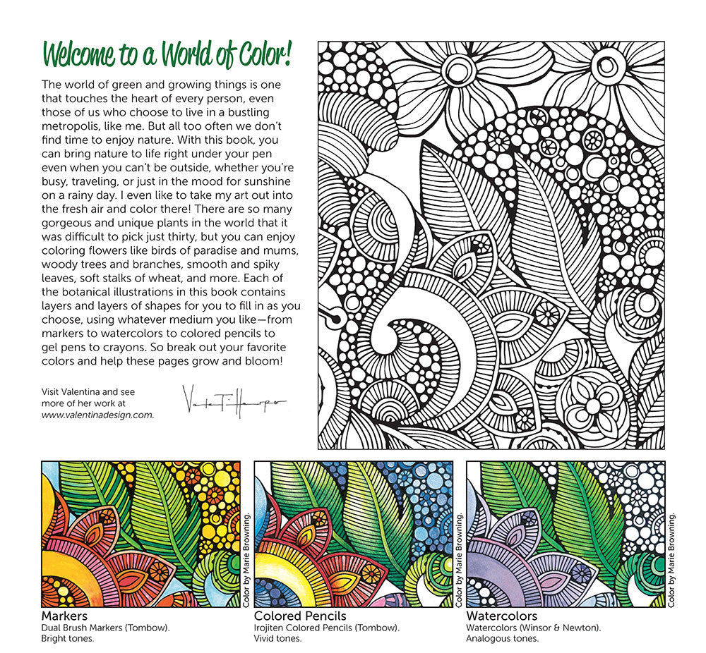 Creative Coloring Botanicals - Fox Chapel Publishing Co.