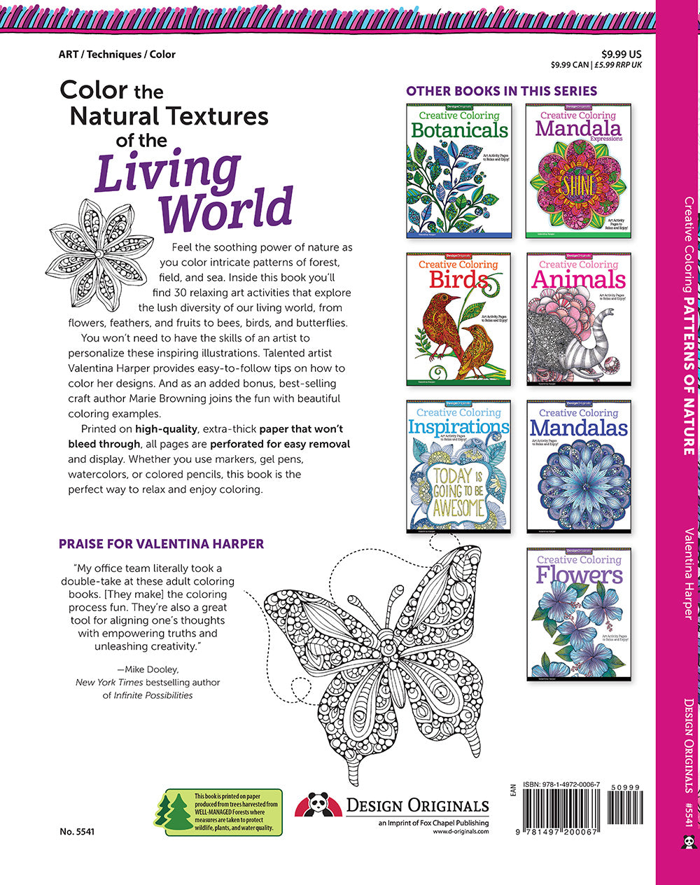 Creative Coloring Patterns of Nature - Fox Chapel Publishing Co.