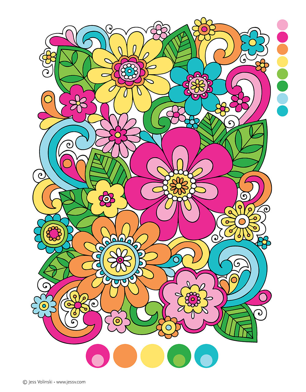 Notebook Doodles Flowers - Fox Chapel Publishing Co.