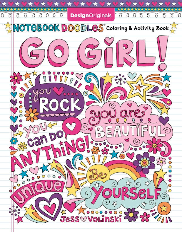 Notebook Doodles Go Girl!