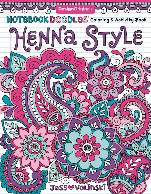 Notebook Doodles Henna Style - Fox Chapel Publishing Co.