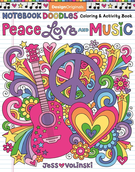 Notebook Doodles Peace, Love, and Music - Fox Chapel Publishing Co.