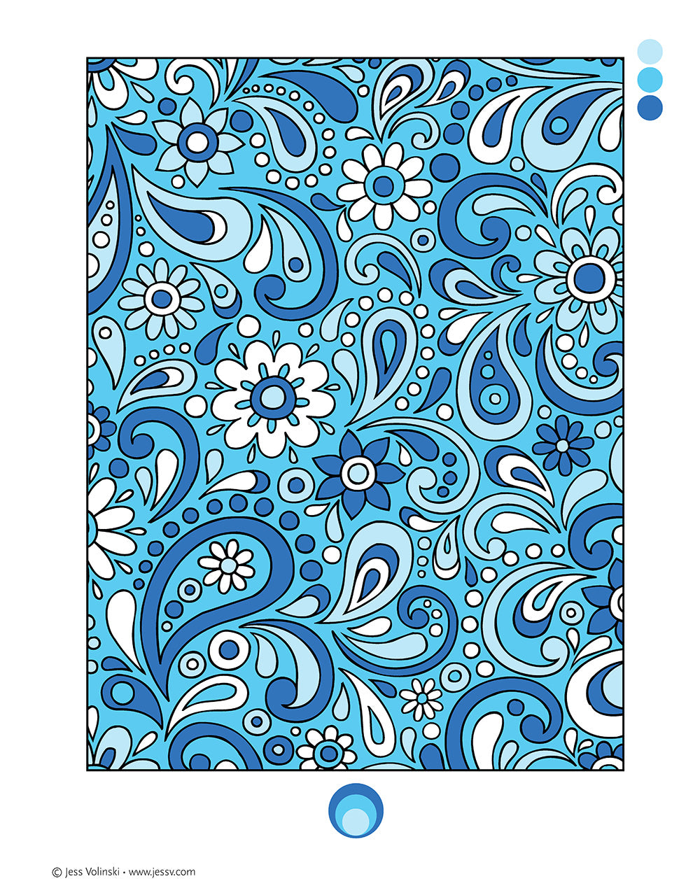 Notebook Doodles Color Swirl