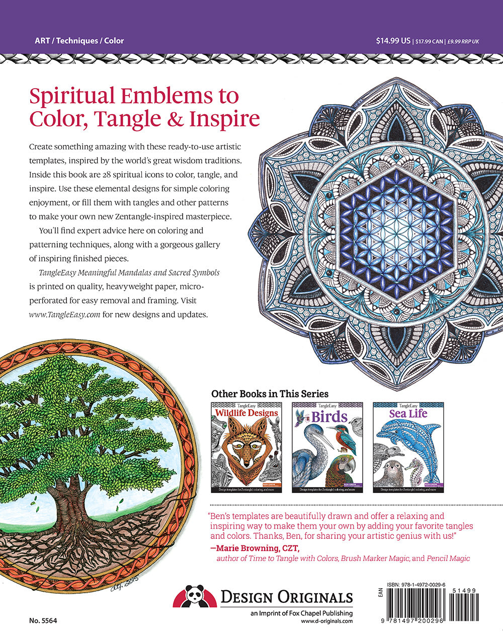 TangleEasy Meaningful Mandalas and Sacred Symbols - Fox Chapel Publishing Co.