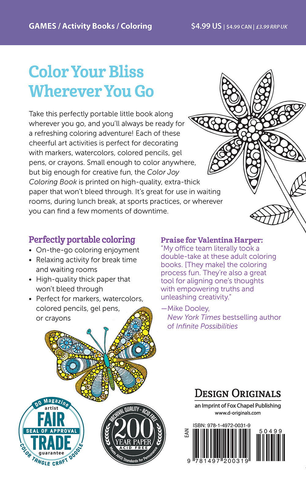 Color Joy Coloring Book - Fox Chapel Publishing Co.