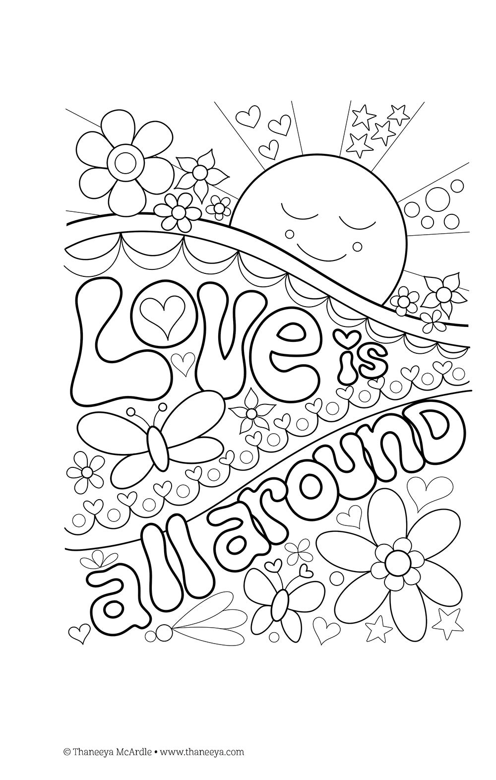 Color Love Coloring Book