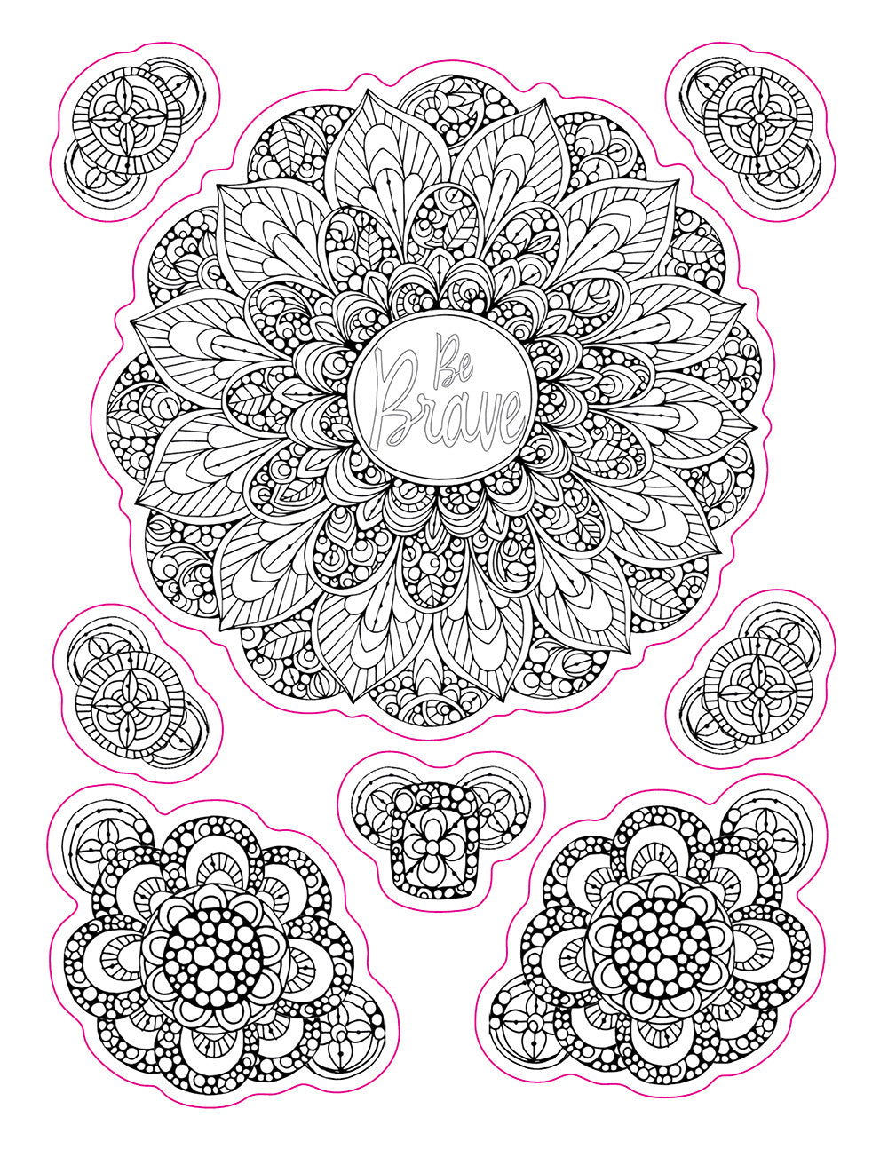 Color Your Own Stickers Mandalas - Fox Chapel Publishing Co.