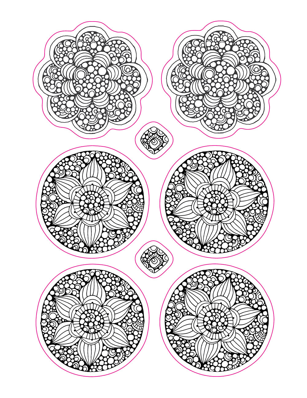 Color Your Own Stickers Mandalas - Fox Chapel Publishing Co.