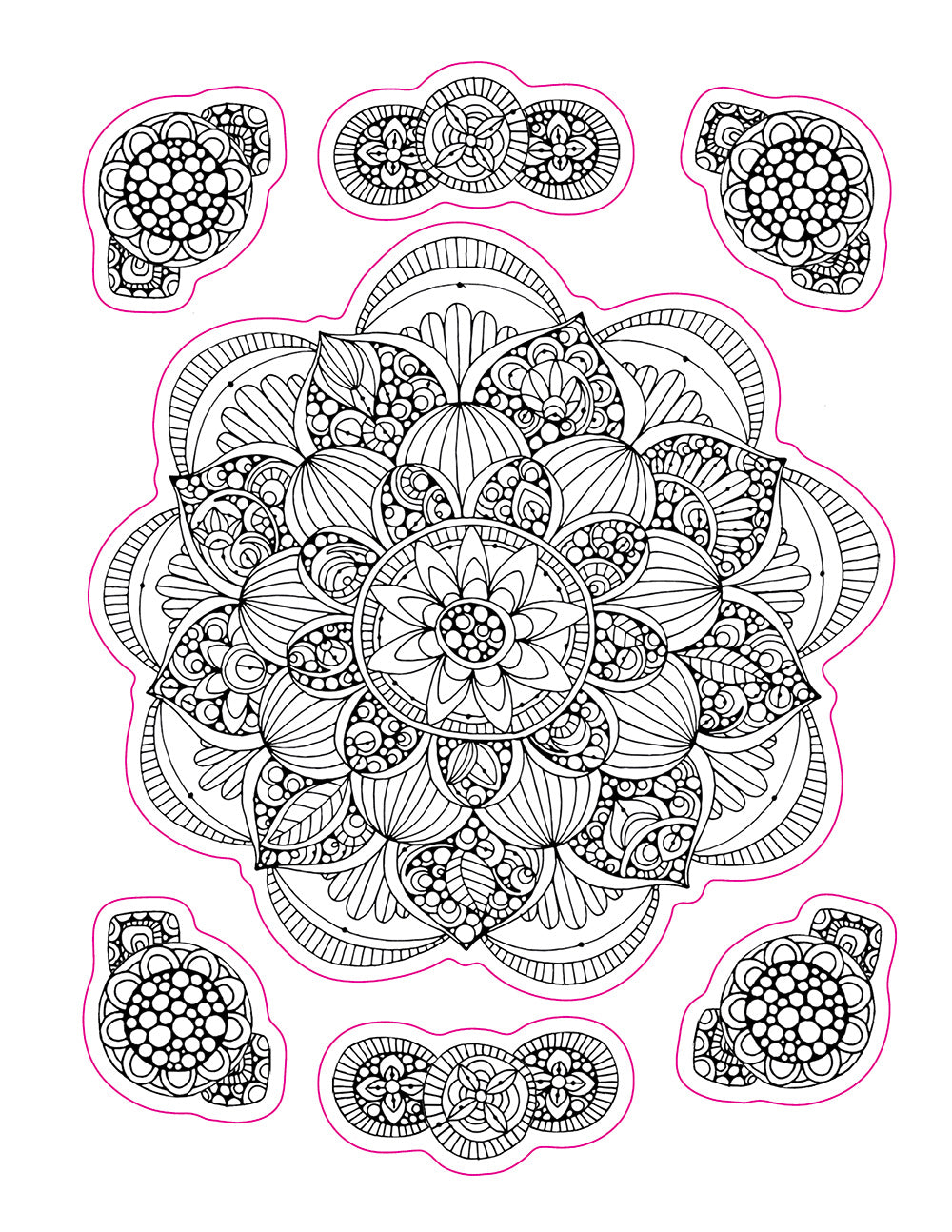 Color Your Own Stickers Mandalas - Fox Chapel Publishing Co.