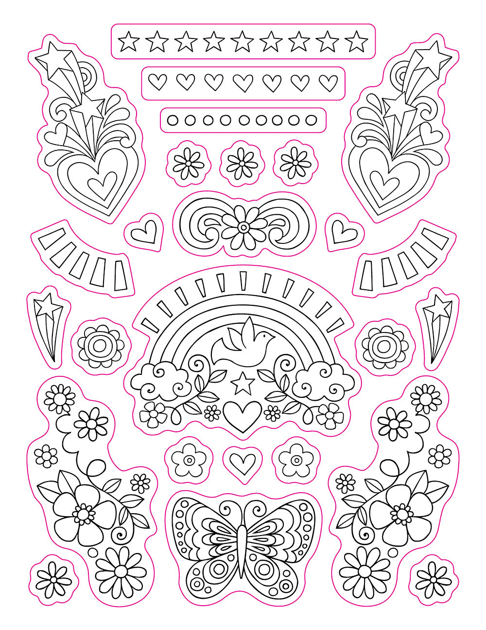 Color Your Own Stickers Party