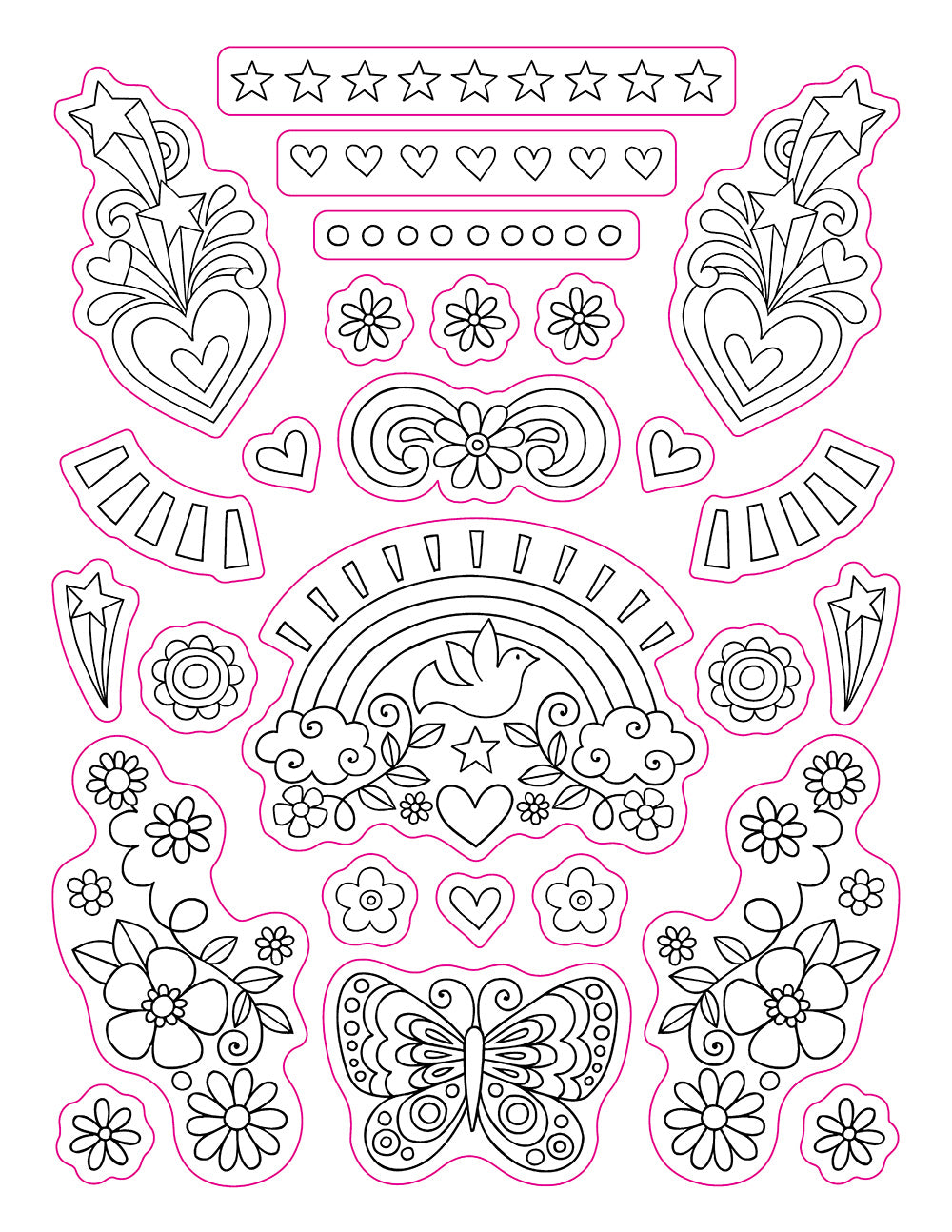 Color Your Own Stickers Party - Fox Chapel Publishing Co.