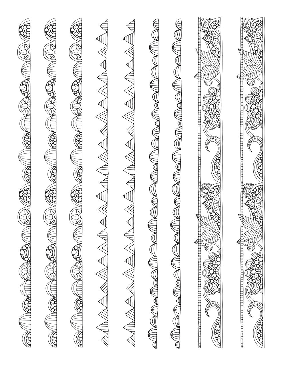 Color Your Own Stickers Frames & Borders - Fox Chapel Publishing Co.