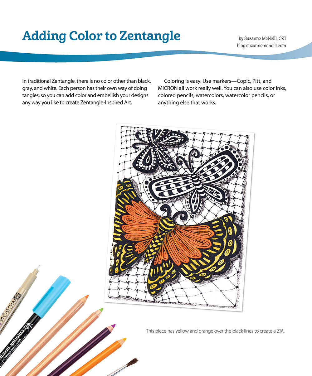 Zentangle Drawing for a Calm & Focused Mind - Fox Chapel Publishing Co.