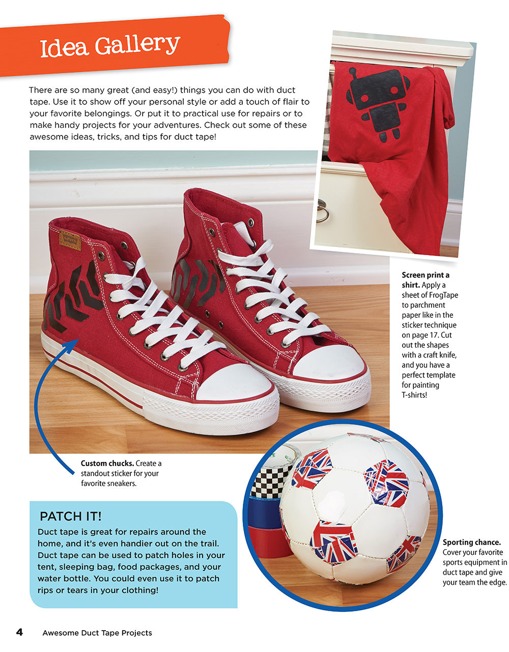 Awesome Duct Tape Projects, Adventure Edition - Fox Chapel Publishing Co.