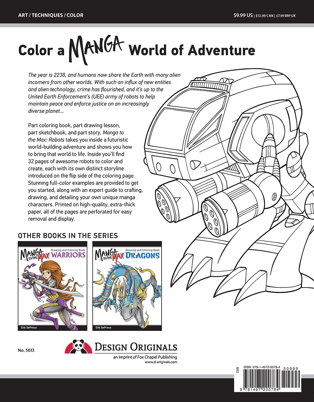 Manga to the Max Robots - Fox Chapel Publishing Co.