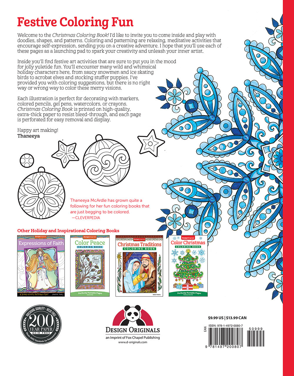 Christmas Coloring Book - Fox Chapel Publishing Co.