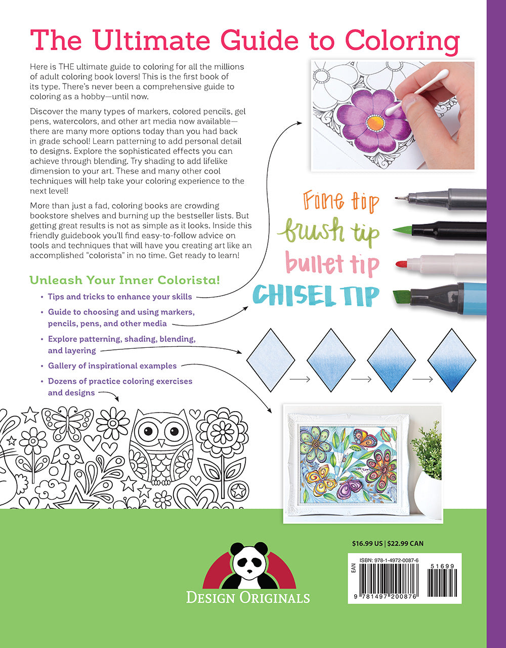 New Guide to Coloring for Crafts, Adult Coloring Books, and Other Coloristas! - Fox Chapel Publishing Co.