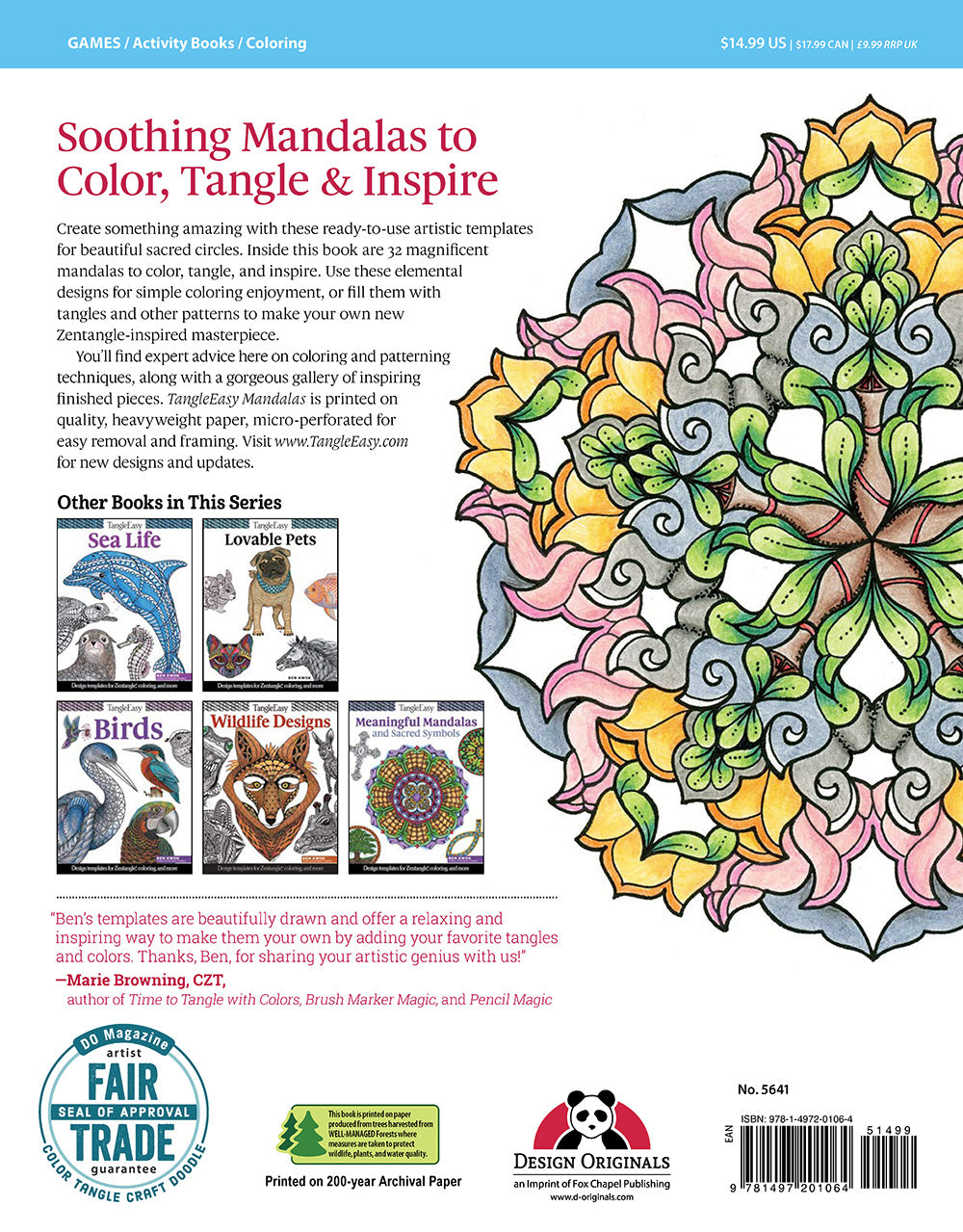 TangleEasy Mandalas - Fox Chapel Publishing Co.