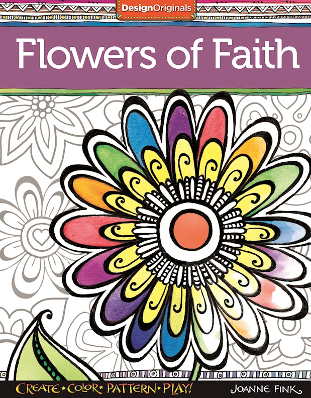 Flowers of Faith Coloring Book - Fox Chapel Publishing Co.