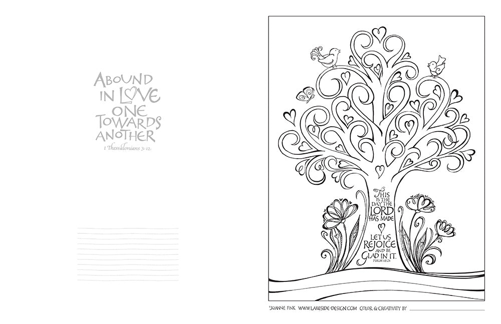 Flowers of Faith Coloring Book - Fox Chapel Publishing Co.