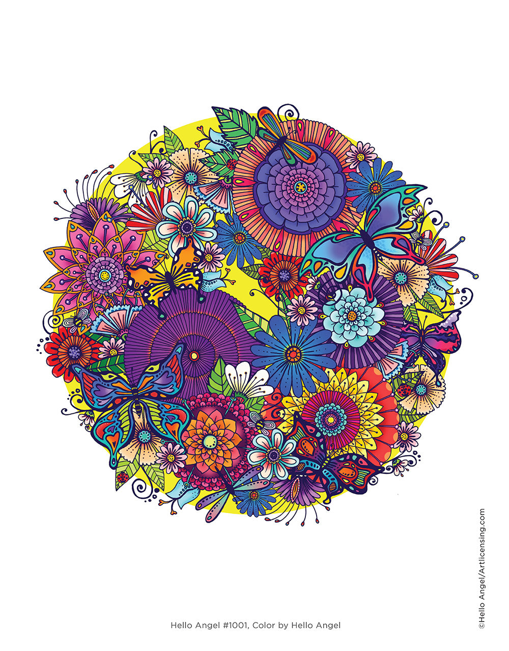 Hello Angel Mindfulness Coloring Collection