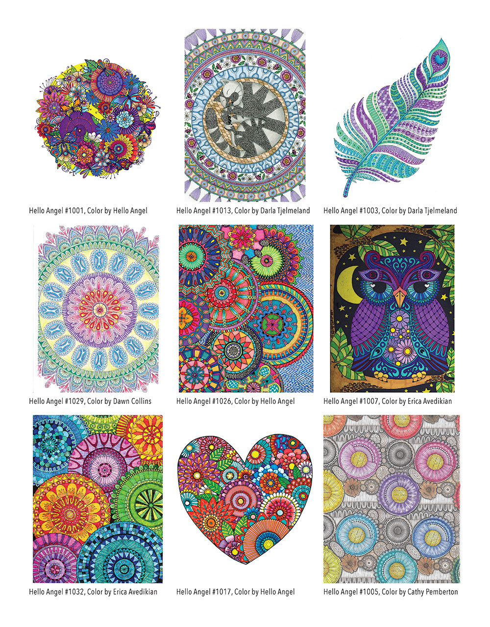 Hello Angel Mindfulness Coloring Collection - Fox Chapel Publishing Co.