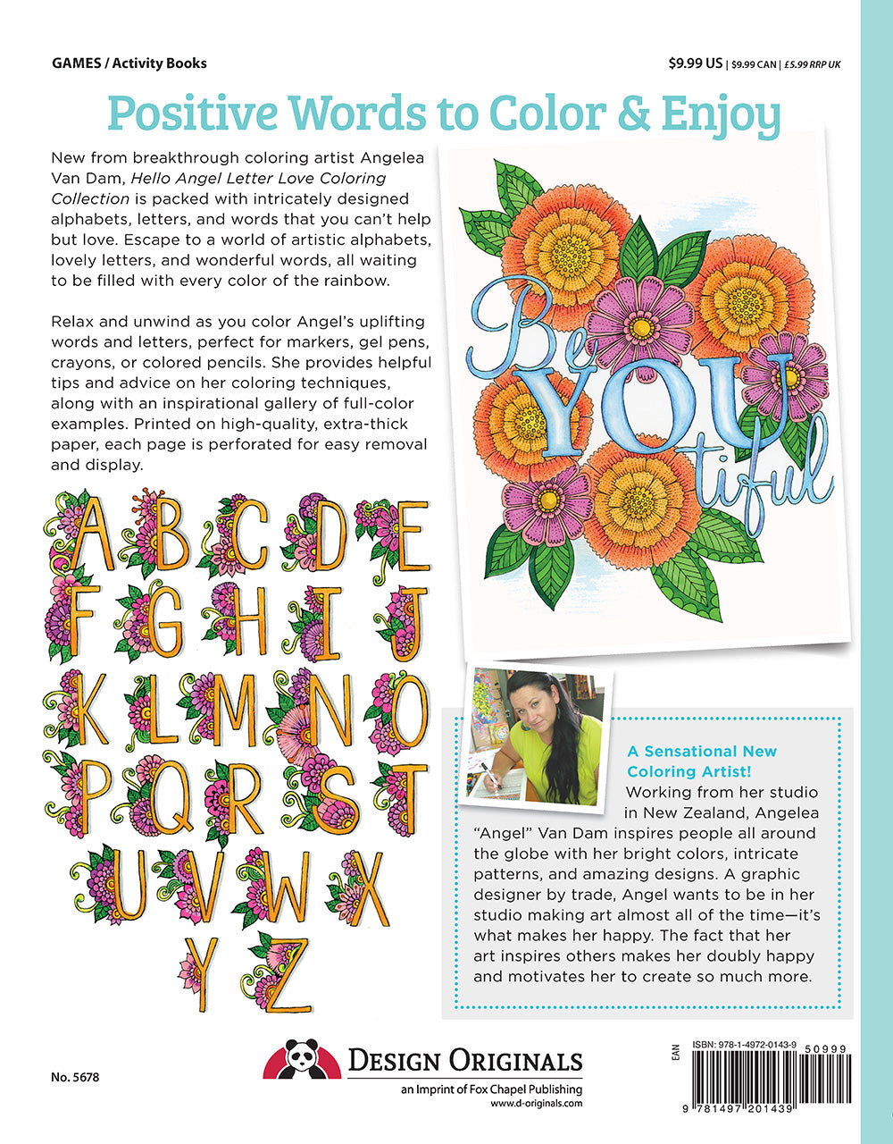 Hello Angel Letter Love Coloring Collection - Fox Chapel Publishing Co.
