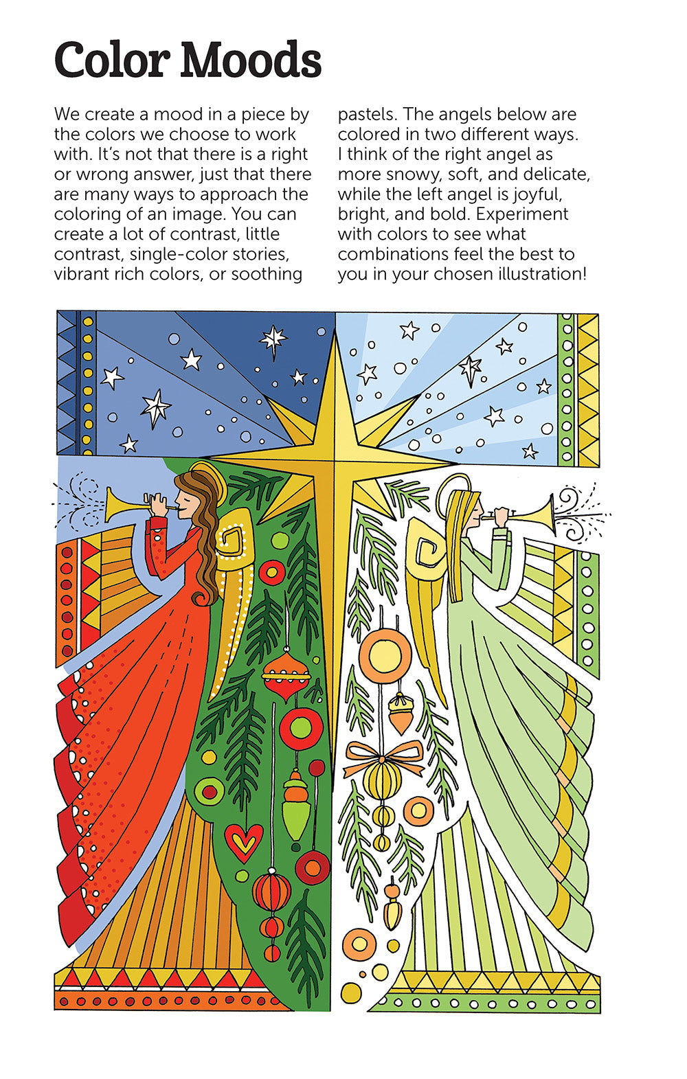 Color Yuletide Coloring Book