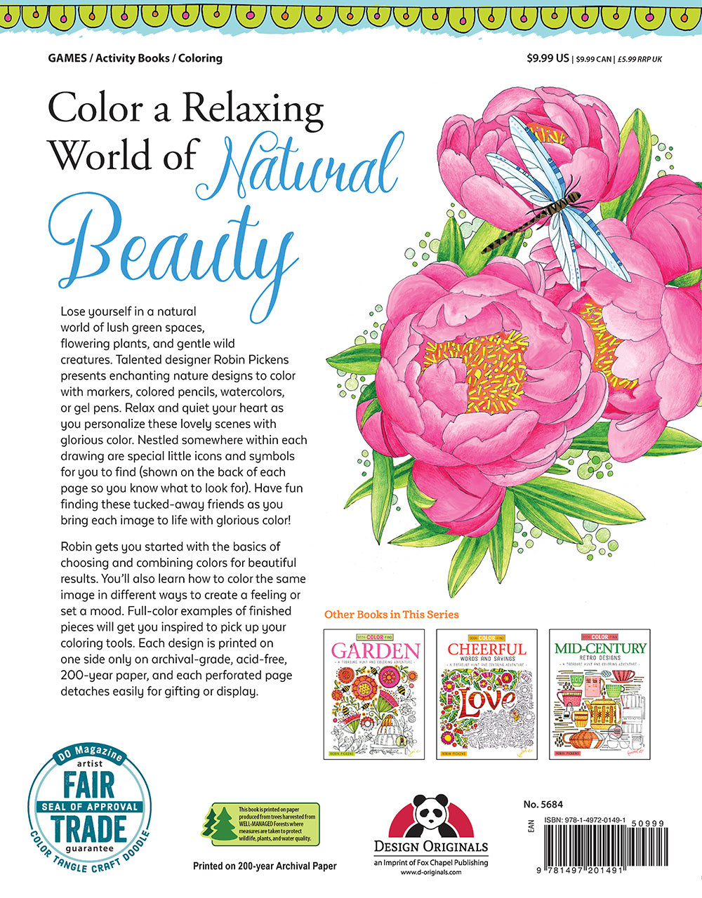 Seek, Color, Find Nature - Fox Chapel Publishing Co.