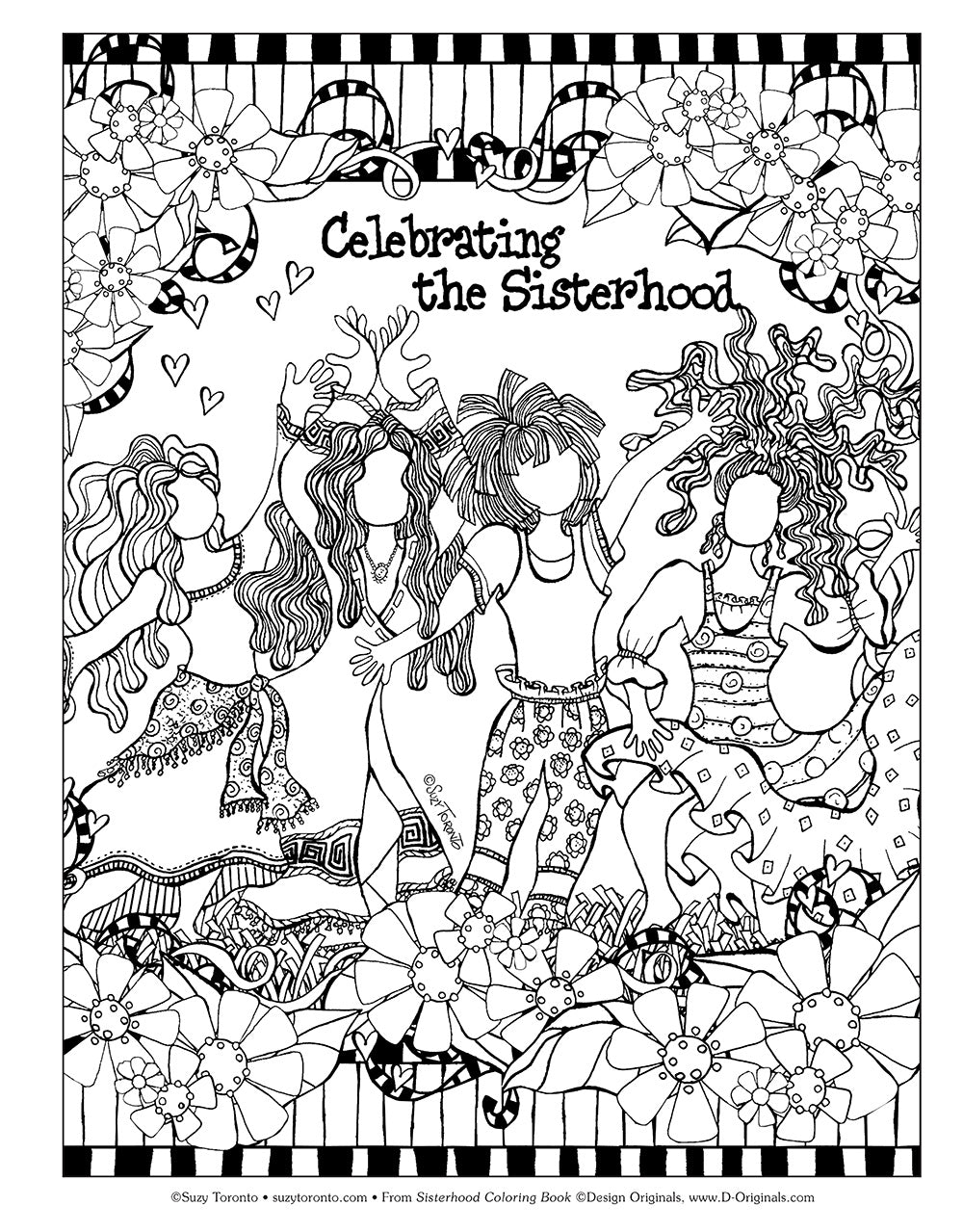 Sisterhood Coloring Book - Fox Chapel Publishing Co.