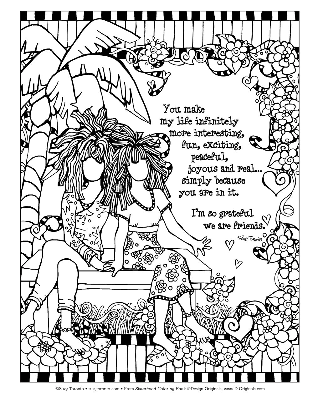 Sisterhood Coloring Book - Fox Chapel Publishing Co.