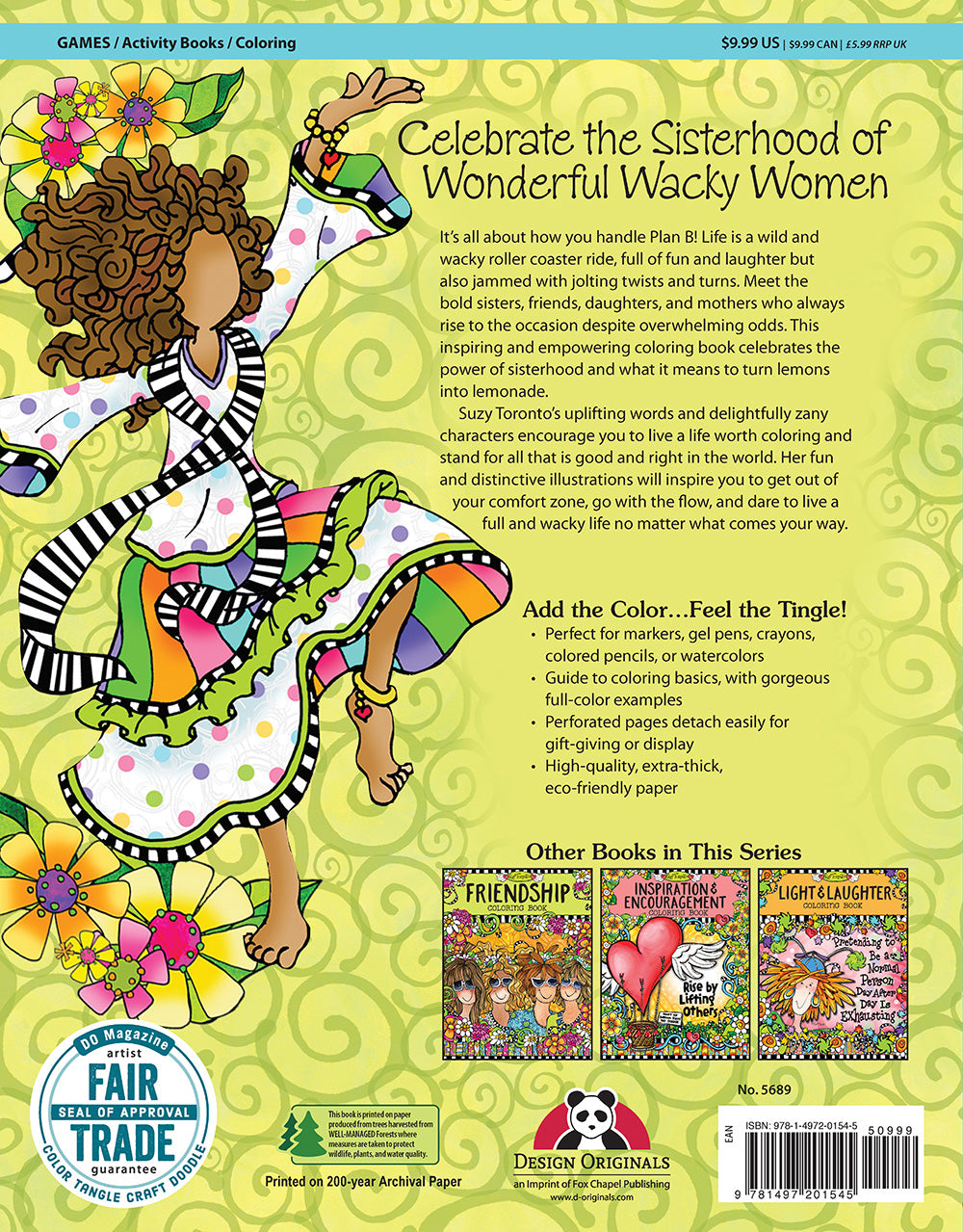 Sisterhood Coloring Book - Fox Chapel Publishing Co.