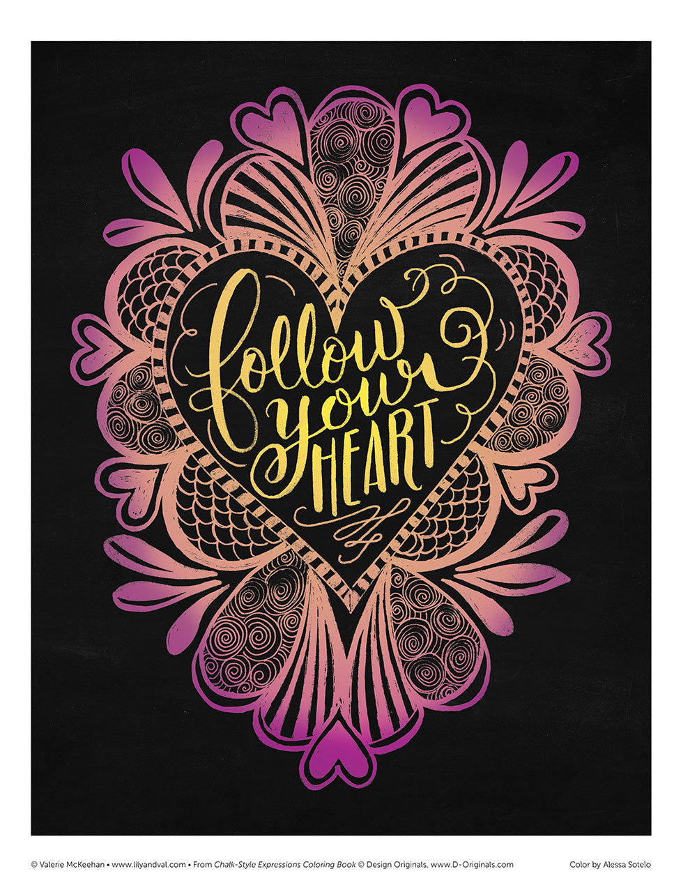 Chalk-Style Expressions Coloring Book - Fox Chapel Publishing Co.