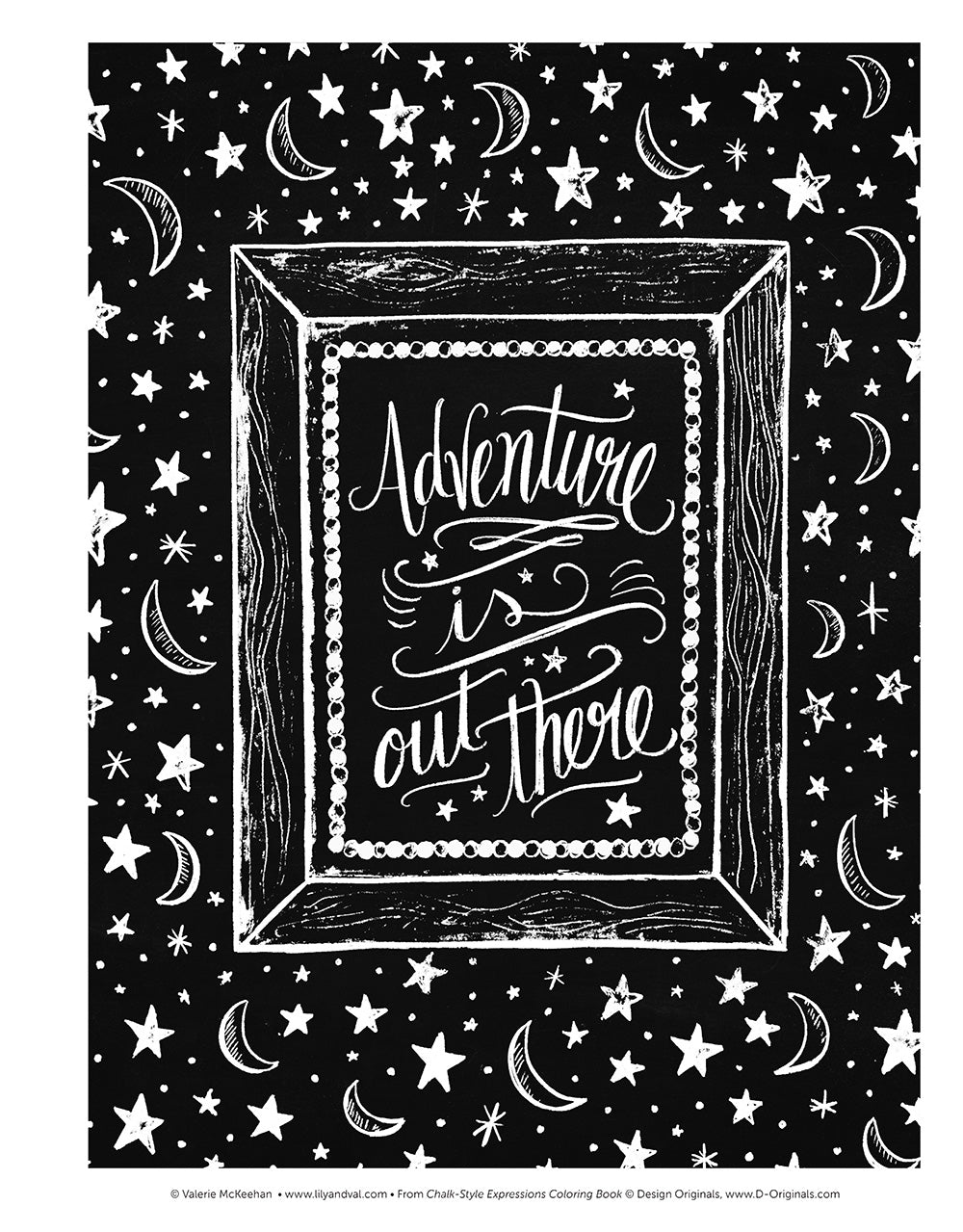 Chalk-Style Expressions Coloring Book - Fox Chapel Publishing Co.