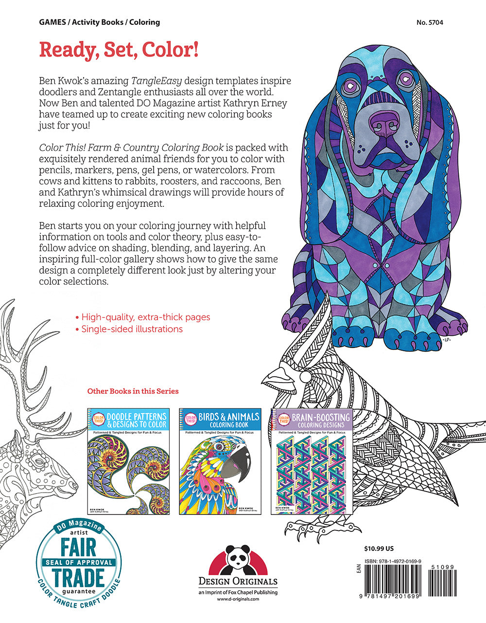 Color This! Farm & Country Coloring Book - Fox Chapel Publishing Co.