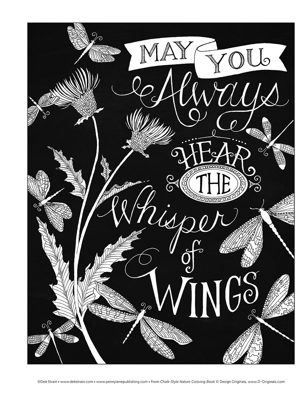 Chalk-Style Nature Coloring Book - Fox Chapel Publishing Co.