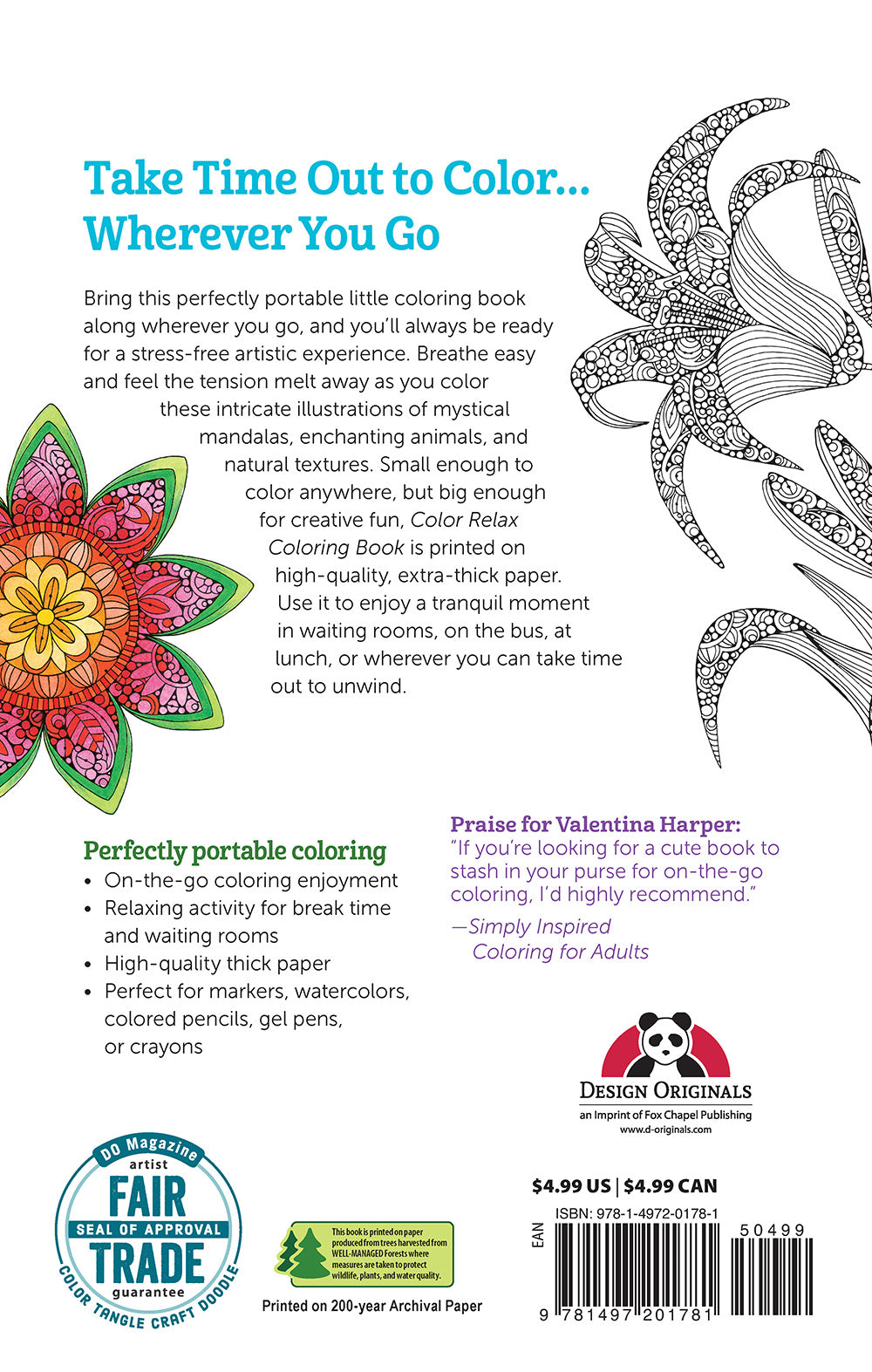 Color Relax Coloring Book - Fox Chapel Publishing Co.