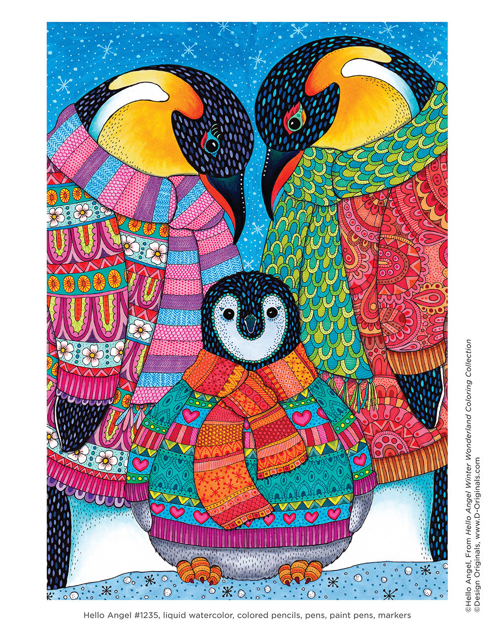 Hello Angel Winter Wonderland Coloring Collection - Fox Chapel Publishing Co.