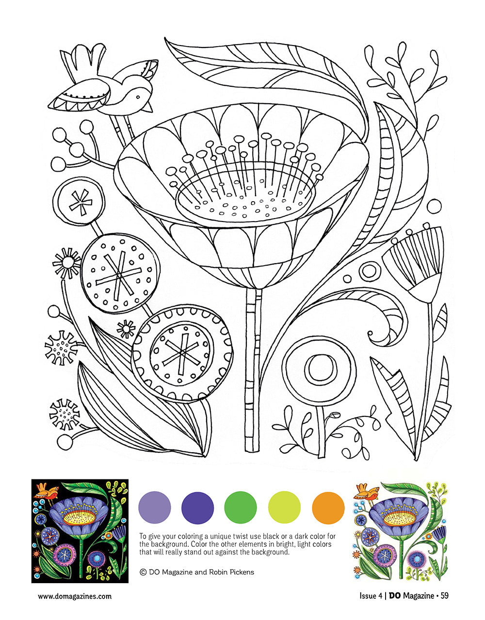 Color, Tangle, Craft, Doodle (#4)