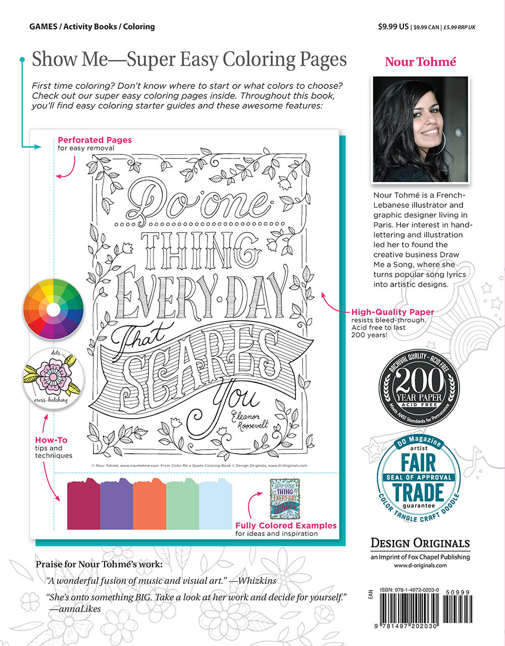 Color Me a Quote Coloring Book - Fox Chapel Publishing Co.