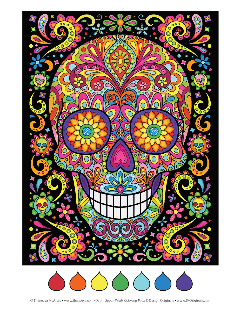 Sugar Skulls Coloring Book - Fox Chapel Publishing Co.