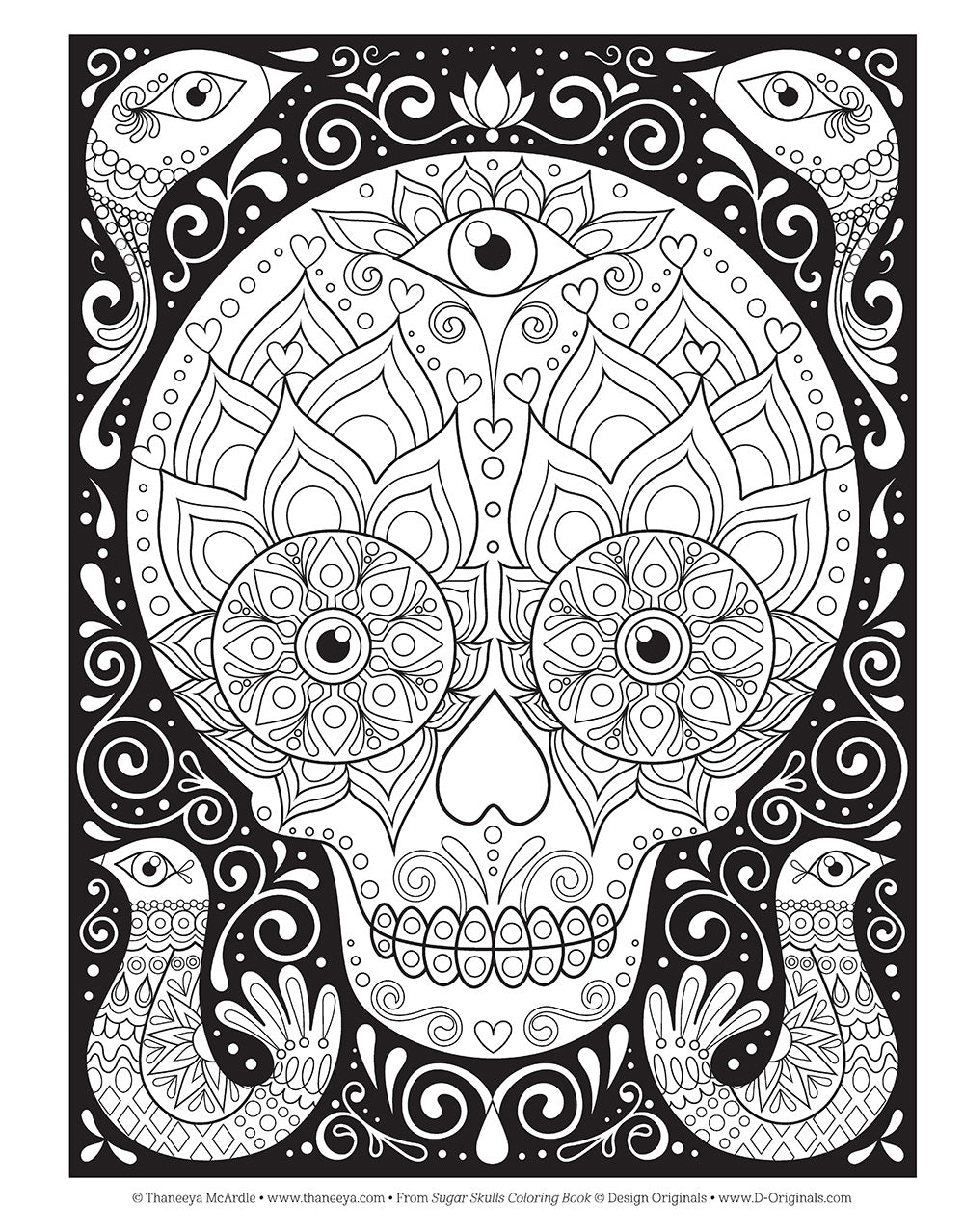 Sugar Skulls Coloring Book - Fox Chapel Publishing Co.