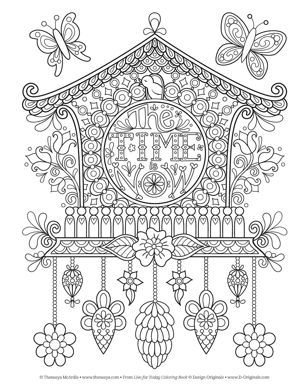 Live for Today Coloring Book - Fox Chapel Publishing Co.